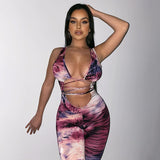 'Vanessa' Tie Dye Jumpsuit